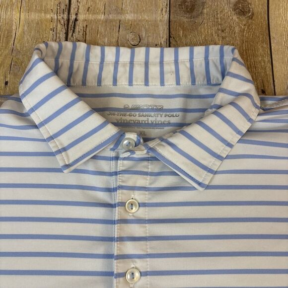 Vineyard Vines Performance On The Go Sankaty Polo Shirt XL - Picture 9 of 14